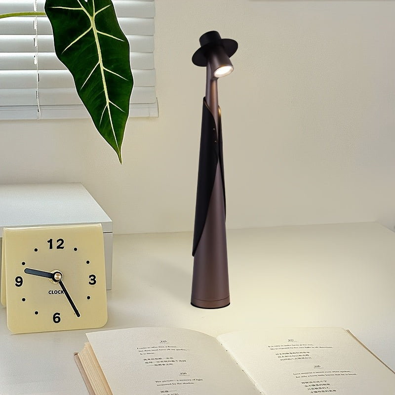Rechargeable Hat LED Lamp in Deep Grey
