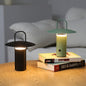 Rechargeable Metal Dome Table Lamp – detail view