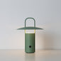 Rechargeable Metal Dome Table Lamp in Green