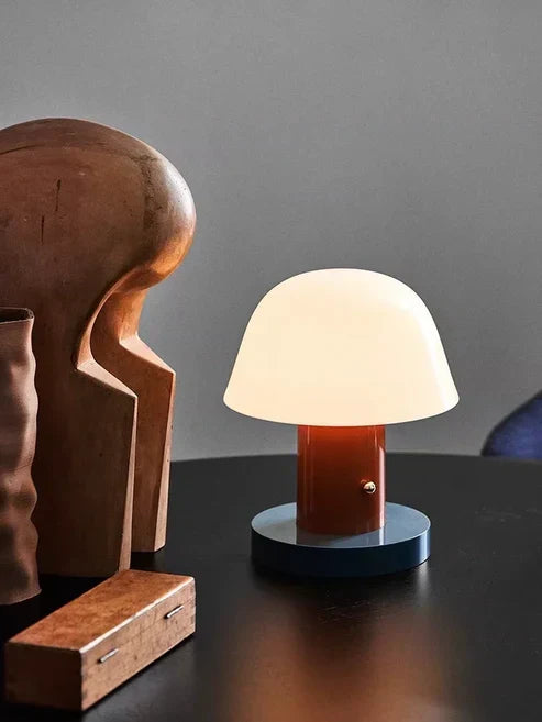 Rechargeable Mushroom Table Lamp – alternative angle