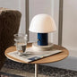 Rechargeable Mushroom Table Lamp in Blue