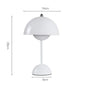 Rechargeable Mushroom LED Table Lamp