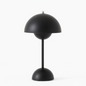 Rechargeable Mushroom LED Table Lamp – Black