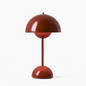 Rechargeable Mushroom LED Table Lamp – Red Brown