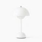 Rechargeable Mushroom LED Table Lamp – White