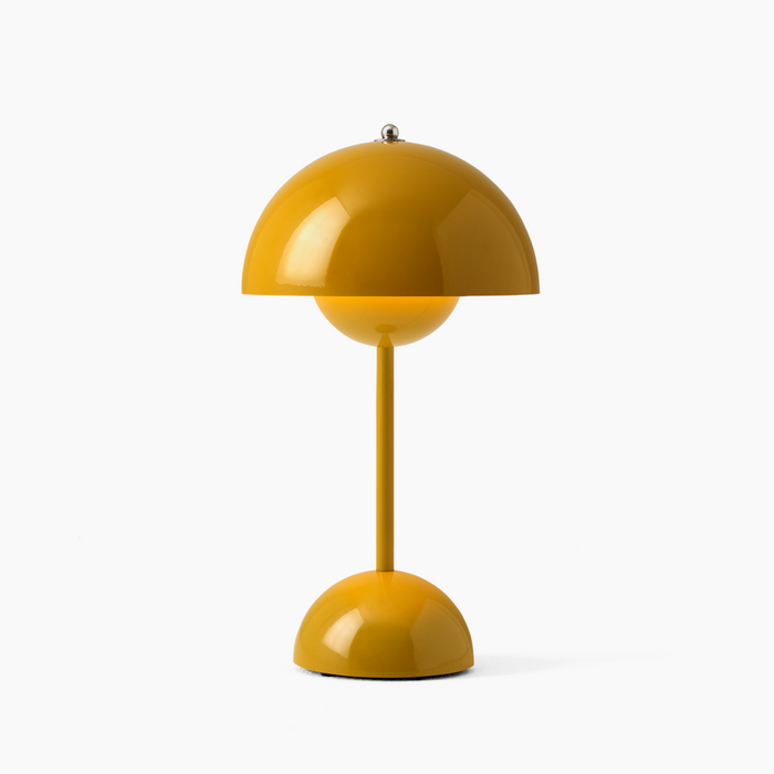 Rechargeable Mushroom LED Table Lamp – Yellow