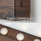 Rechargeable Wood-Grain LED Wall Lamp