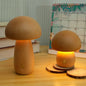 Wooden Mushroom Night Light
