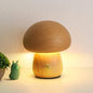 Wooden Mushroom Night Light – Natural Wood