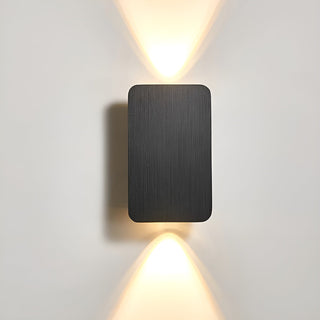 Rectangular Flat Plate Wall Lamp with Up and Down LED