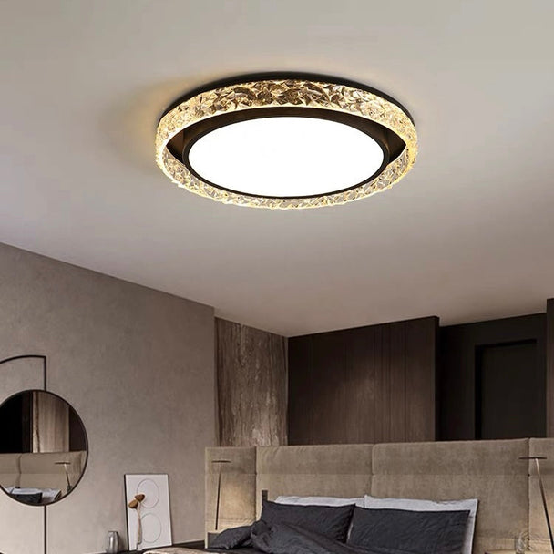 Crystal Ring LED Ceiling Light