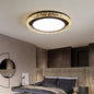 Crystal Ring LED Ceiling Light in Black