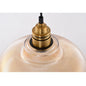 Ribbed Glass Pendant Light – detail view