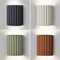 Ribbed Resin Wall Lamp