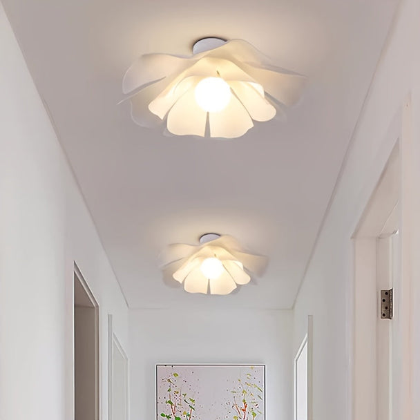 Rose Petal Semi-Flush Ceiling Light