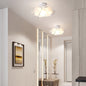Rose Petal Semi-Flush Ceiling Light