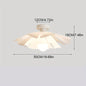 Rose Petal Semi-Flush Ceiling Light