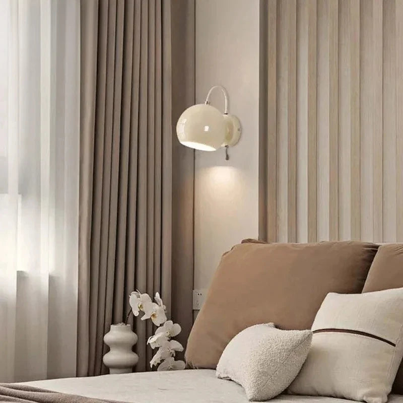 Rotatable Dome Wall Lamp – White