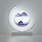 Moving Sand Art LED Table Lamp in Purple – product photo