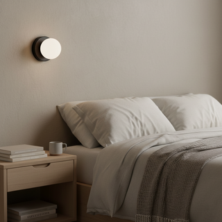 Rounded Glass LED Wall Light