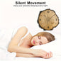 Rustic Log Slice Wall Clock – styled view