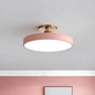 Scandinavian LED Ceiling Light in Pink
