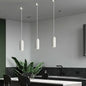 Scandinavian Glass Dome Pendant Light in White