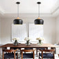 Iron and Wood-Grain Pendant Light – lifestyle photo