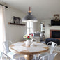 Scandinavian Metal Dome Pendant – Grey