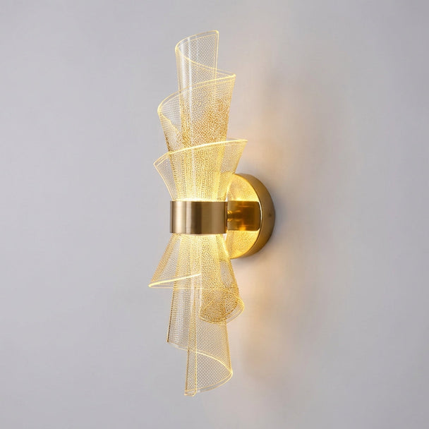 Sculptural Acrylic LED Wall Light
