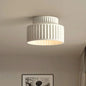 Ribbed Resin Ceiling Light