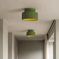 Ribbed Resin Ceiling Light – product photo