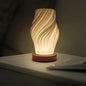 Sculptural Wave LED Table Lamp