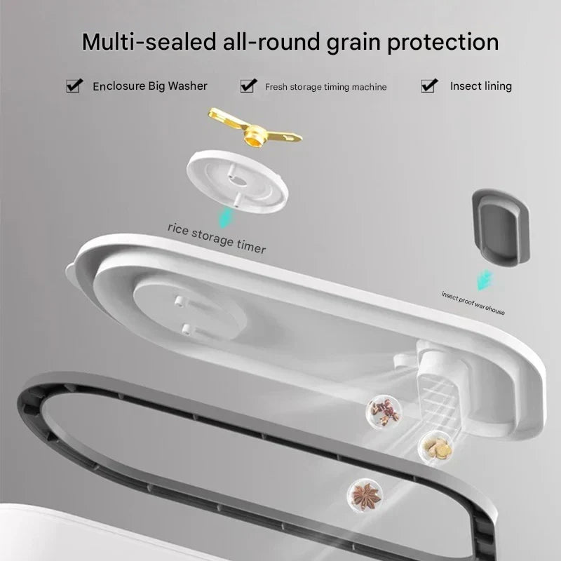 Sealed Rice and Grain Storage Container