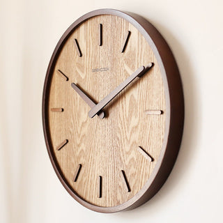 Silent Bent Wood Wall Clock, 30 cm