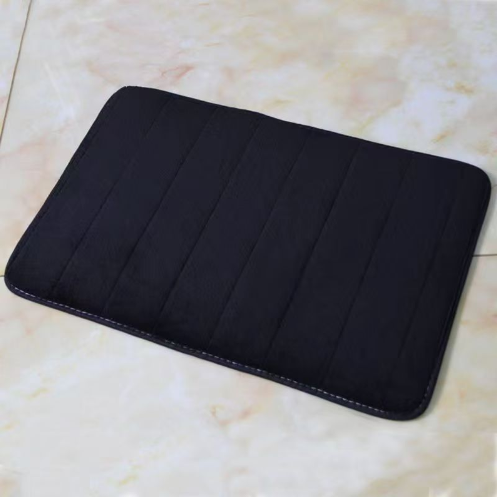 Soft Absorbent Bath Mat in Dark Blue