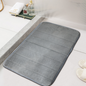 Soft Absorbent Bath Mat in Grey