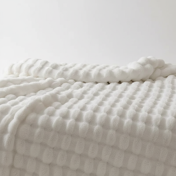 Soft Plush Throw Blanket, 5 Sizes