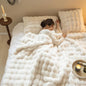 Soft Plush Throw Blanket, 5 Sizes