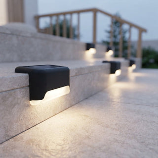 Solar LED Step Lights, set of 8