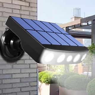 Solar Motion Sensor Outdoor Light in Black