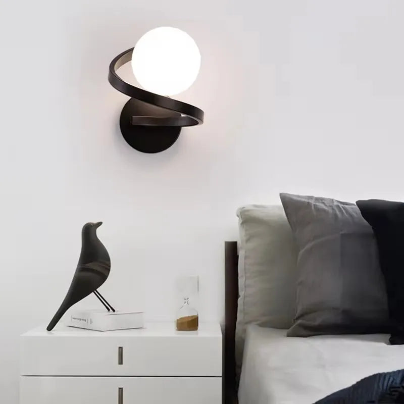 Spiral Band LED Wall Light