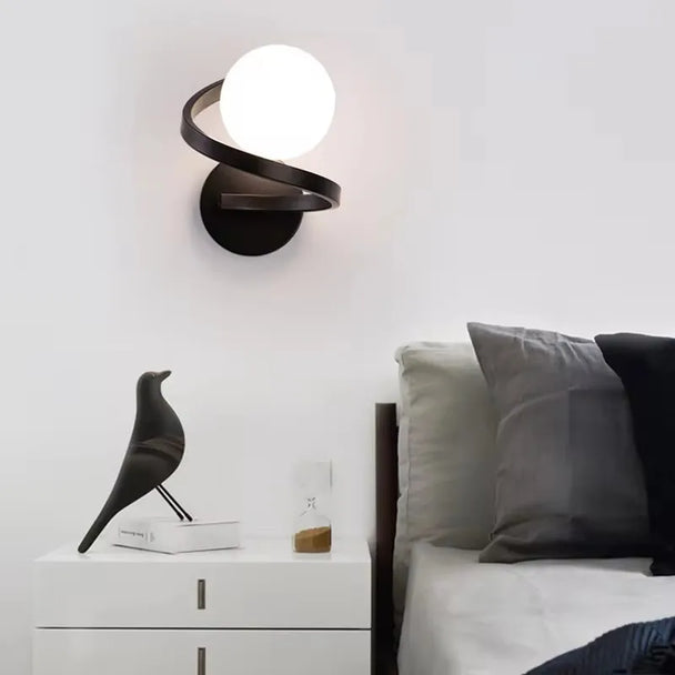 Spiral Band LED Wall Light
