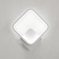 Square Geometric LED Wall Lamp – White