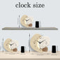 Modern Stone-Effect Wall Clock – alternative angle