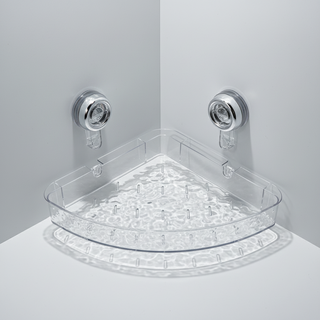 Suction Cup Wall Organiser in White