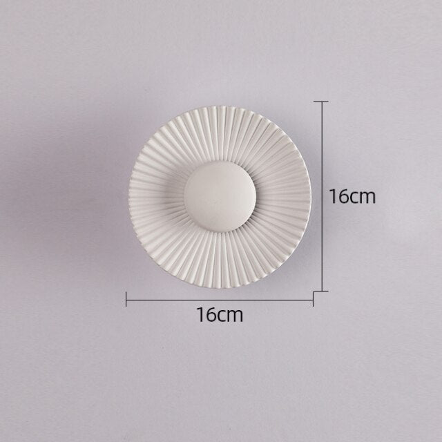 Sun Ray Metal LED Wall Lamp