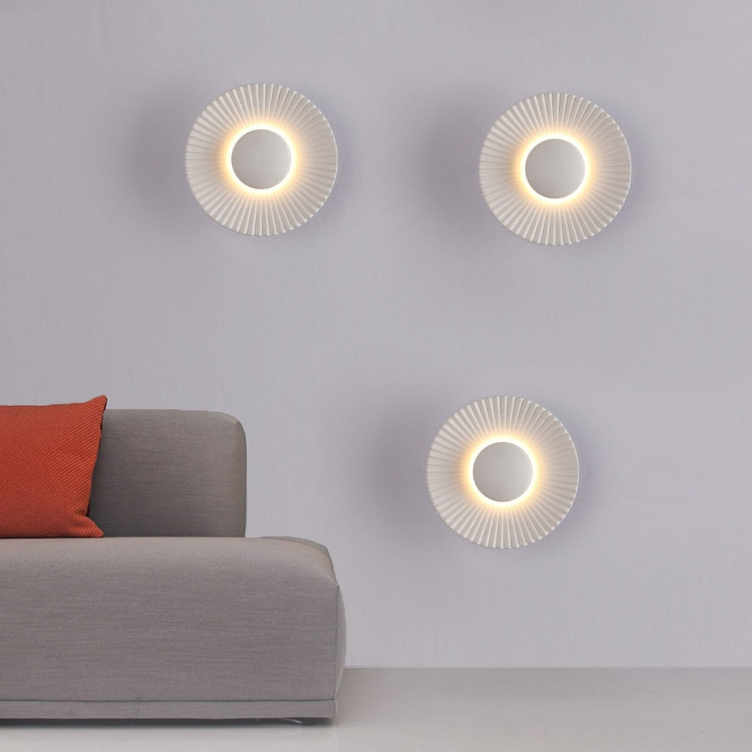 Sun Ray Metal LED Wall Lamp