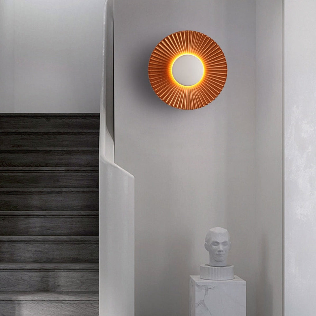 Sun Ray Metal LED Wall Lamp