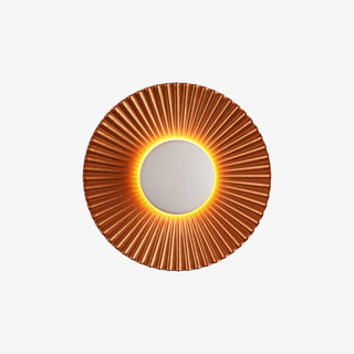 Sun Ray Metal LED Wall Lamp – Orange